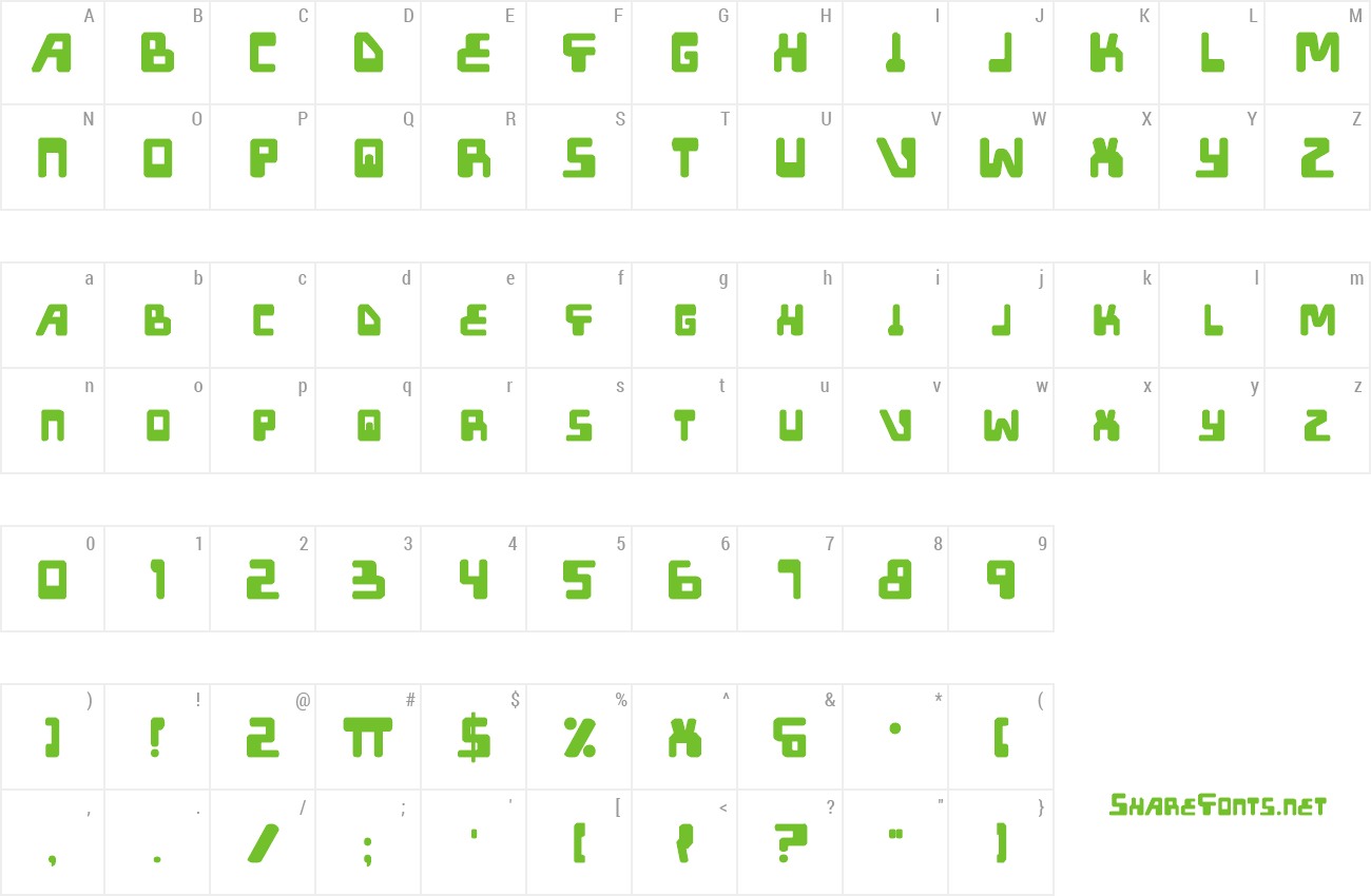 Font XPED Bold preview